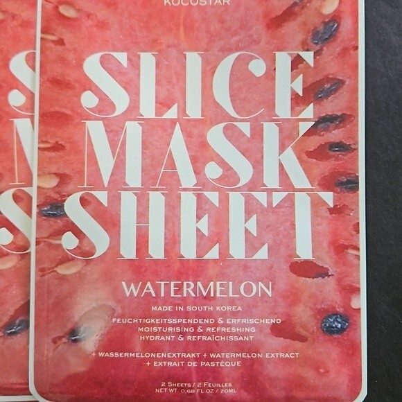 Kocostar Watermelon Slice Mask Sheets hydration refreshing - Picture 2 of 4